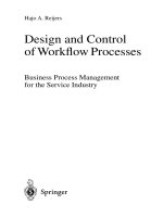 Design and Controlof Workﬂow Processes