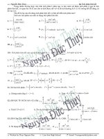 Các bài toán tích phân liên kết