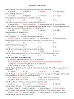 trac nghiem lop 10 - chuong I