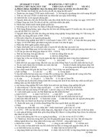 Kiểm tra 1 tiết lớp 12 Hk 1 cơ bản