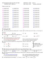 đề thi KTCL giữa HK1