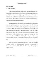 Chiến lược phát triển công ty TNHH Điện tử Hoàng trung giai đoạn 2010-2015