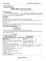 Giáo án 8 Tuần7(Tâm)