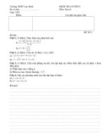 de kiem tra 45 phut so phuc