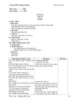 Giáo án Sinh học 6 (Kỳ 2_chuẩn)