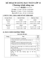 phân phối chương trình 37 tuần