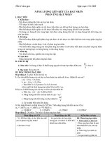 Tiết 62Năng lượng liên kết