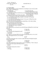 Đề kiểm tra 45 phút - HK II