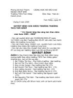 Mẫu quyết định