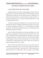 BẢN BÁO CÁO KIẾN TẬP GIỮA KHÓA tại Ngân hàng Thương mại Cổ phần các Doanh nghiệp Ngoài quốc doanh Việt Nam 