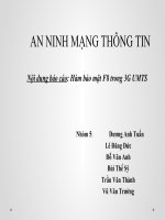 an ninh mạng thông tin