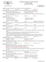 Đề thi thử ĐH Hóa 2007 (088)