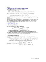 Đề thi đại học lần 2 - cấu trúc mới