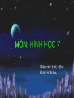 Quan he giua duong xien vaø hình chieu