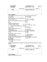 Đề KT hóa 8 - Số 4