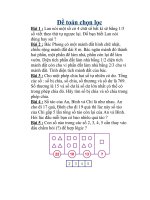 Bài toán hay chọn lọc