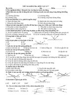 Kiểm tra chương 1 lí 7