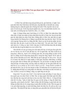 BÚT PHÁP KÝ SỰ CỦA LÊ HỮU TRÁC