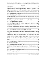 Hoàn thiện kế toán nguyên vật liệu tại công ty cổ phần xây dựng Giao Thủy