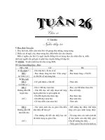 GIÁO ÁN LỚP 5- TUẦN 26