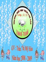 Tập đọc Mùa xuân đến Tuần 20