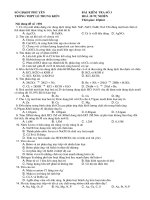 Đề kiểm tra (Nâng cao)