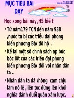 NƯỚC TA DƯỚI ACH ĐÔ HỘ PHƯƠNG BẮC