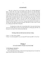 QLGT trong nền sản xuất hàng hoá và sự vận dụng QLGT trong xây dựng KTTT định hướng XHCN ở Việt Nam