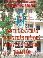 HH Nâng cao 12PPCT29    PHUONG TRINH MAT CAU