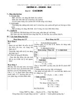 giáo án 11 cơ bản chương 3