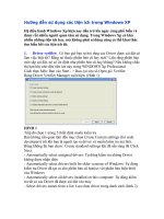 Các tiện ích trong WinXP