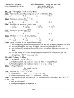 Đề kiểm tra Khối 11