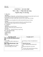 Giáo án vật lý 7 mới(CN) 2009