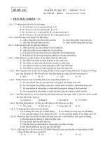 Thi  HKII T Nam Kỳ Khởi Nghĩa ( CT mới K11)