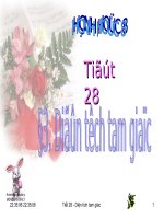 Tiết 28. Diện tích tam giác