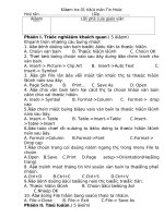 Kiểm tra 1 tiết Hk2