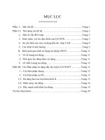 Các Biện pháp sử dụng đầy đủ, hợp lí LĐ NNNT