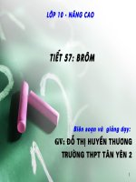 tiết 57. Brom