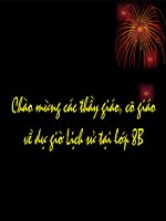 Tiết 20 - Chiến tranh thế giới lần thứ nhất