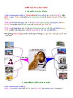 TOÁN HOC VỚI CUỘC SỐNG !