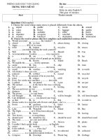 Ktra 45'''' ENGLISH 8 (bai 1) ki 2