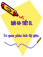 Bài 51- Cơ quan phân tích thị giác