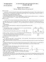 Đề Thi HSG Tỉnh Nghệ An 08-09