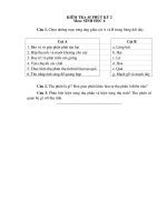 đê kiểm tra 45 phút kì 2