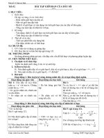 ĐẠI SỐ: LUYỆN TẬP GIỚI HẠN CỦA DÃY SỐ(tt)