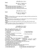 Đề kiểm tra văn 9  (45 phót HKI và II)