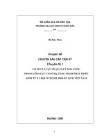 CƠ SỞ LÝ LUẬN VỀ QUAN LÝ NHÀ NƯỚC  TRONG LĨNH VỰC CƠ SỞ HẠ TẦNG NHẰM PHÁT TRIỂN KINH TẾ XÃ HỘI Ở THÀNH  PHỐ DU LỊCH VIỆT NAM