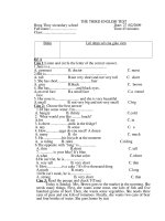 Kiểm tra 1 tiết HKII (số 1)