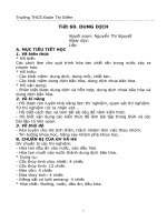 Tiết 60. Dung dịch