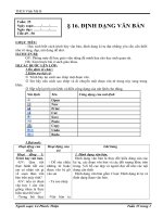 Giáo án tin học 6 tuần 25-26